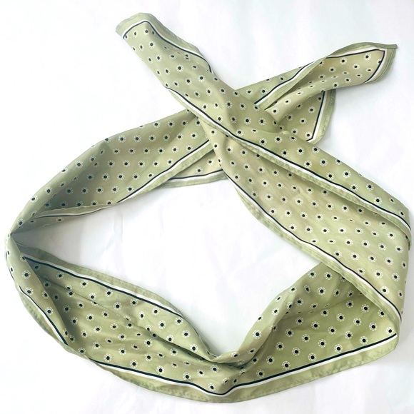 Silk hair scarf belt - Picture 2 of 2